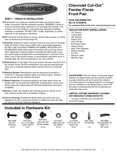 Installation Manual